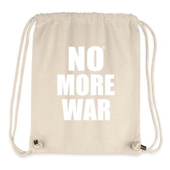No more war - Stanley/Stella Recycled Gym Bag - natural - Front
