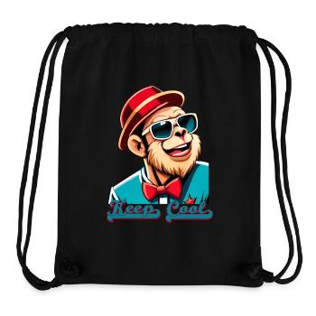 keep cool - Stanley/Stella recycelter Gym Bag - Schwarz - Vorne