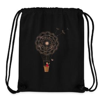 fantasievoller Pusteblumen Ballon - Stanley/Stella recycelter Gym Bag - Schwarz - Vorne