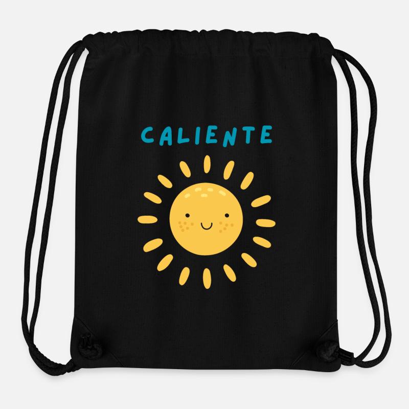 Caliente Sonne 2 - Stanley/Stella recycelter Gym Bag - Schwarz