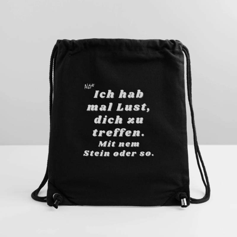 Lust dich zu treffen. Mit nem Stein oder so. Stanley/Stella recycelter Gym Bag