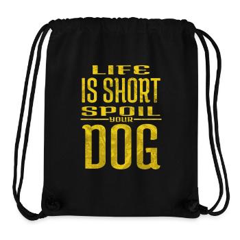beagle daddy golden retriever dog owner - Stanley/Stella recycelter Gym Bag - Schwarz - Vorne