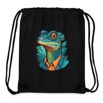 Monitor Lizard - Stanley/Stella Recycled Gym Bag - black - Front