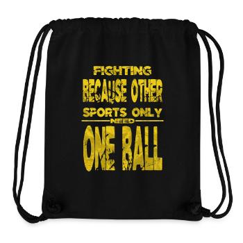hobbyists grabbling birthday present idea sports - Stanley/Stella recycelter Gym Bag - Schwarz - Vorne