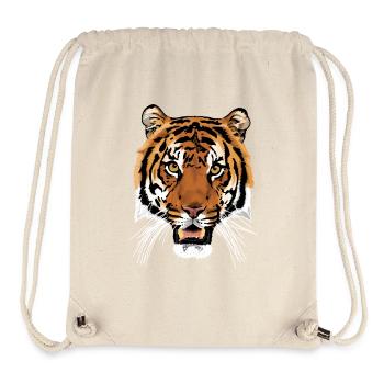 Tigre - Sac à cordon recyclé Stanley/Stella - blanc naturel - Devant
