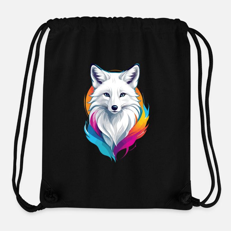 Arctic fox - Stanley/Stella Recycled Gym Bag - black