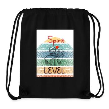 Spirituelles Niveau. Wasserwaage. - Stanley/Stella recycelter Gym Bag - Schwarz - Vorne