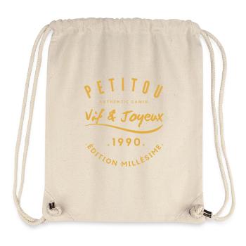 "Petitou 1990" - Stanley/Stella Recycled Gym Bag - natural - Front