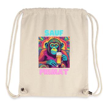 Sauf Primat - Stanley/Stella recycelter Gym Bag - Naturweiß - Vorne