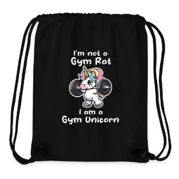 I'm not a Gym Rat I am a Gym Unicorn - Gym Unicorn - Stanley/Stella Recycled Gym Bag - black - Front