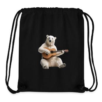 Polar Bear Gitarre - Stanley/Stella recycelter Gym Bag - Schwarz - Vorne