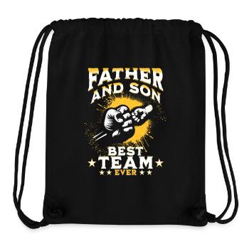 FATHER AND SON BEST TEAM EVER - Stanley/Stella Recycled Gym Bag - black - Front