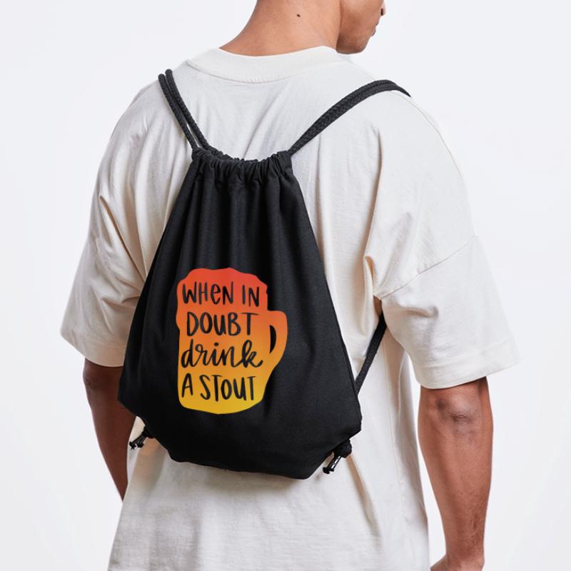 When In Doubt Drink A Stout Stanley/Stella recycelter Gym Bag