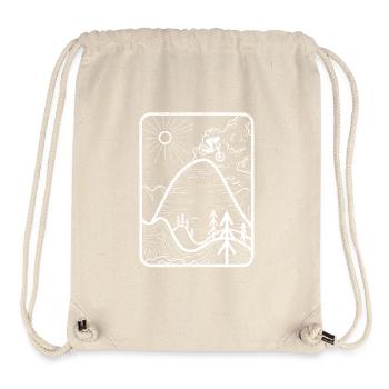 Downhill - Stanley/Stella Recycled Gym Bag - natural - Front