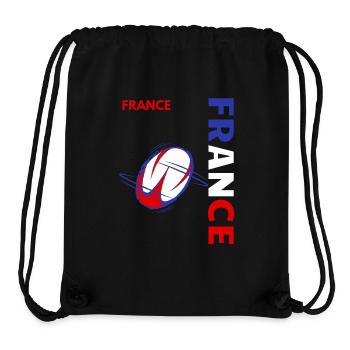 France Rugby Supporters,Rugby France - Stanley/Stella Recycled Gym Bag - black - Front