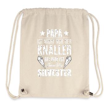 Dad New Year's Eve Pyro - Stanley/Stella Recycled Gym Bag - natural - Front