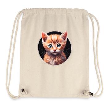 Cute kitten - Stanley/Stella Recycled Gym Bag - natural - Front