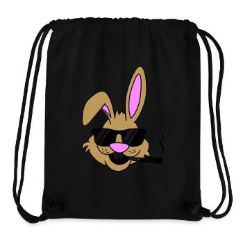 Bunny Joint - Stanley/Stella Recycled Gym Bag - black - Front