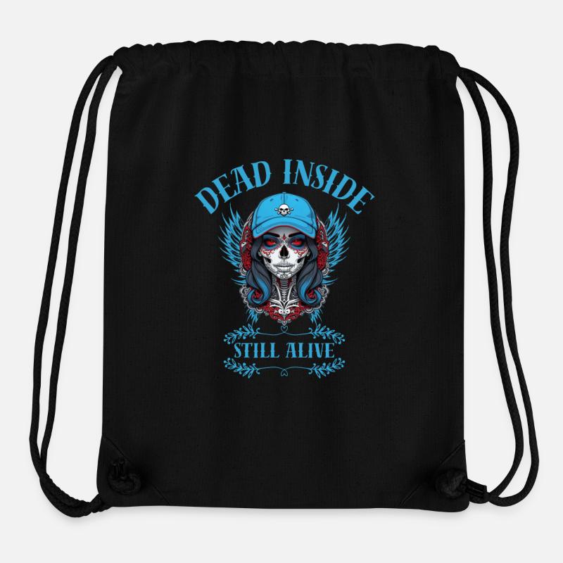 "Dead Inside, Still Alive." - Stanley/Stella Recycled Gym Bag - black