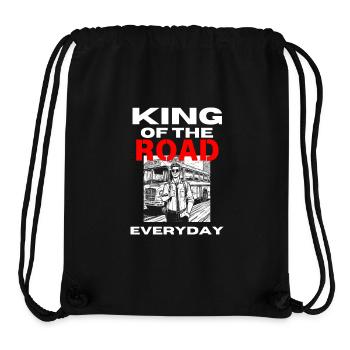 King of the Road - Busdriver - Stanley/Stella recycelter Gym Bag - Schwarz - Vorne
