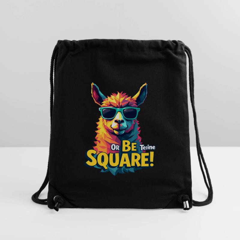 Sei teine oder sei quadratisch – Bold Lama Design Stanley/Stella recycelter Gym Bag