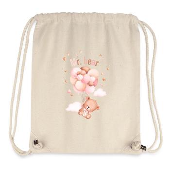 Mr. Bear Cuteness - Stanley/Stella Recycled Gym Bag - natural - Front