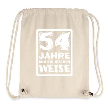 Proverb 54 - Stanley/Stella Recycled Gym Bag - natural - Front