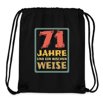 71 - Stanley/Stella recycelter Gym Bag - Schwarz - Vorne