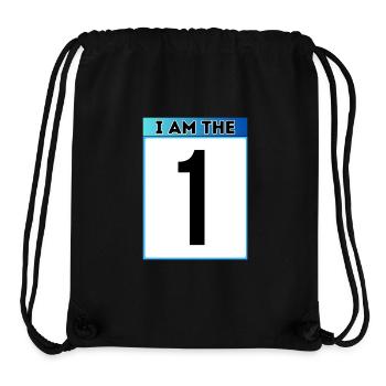 I am the 1 - Stanley/Stella recycelter Gym Bag - Schwarz - Vorne