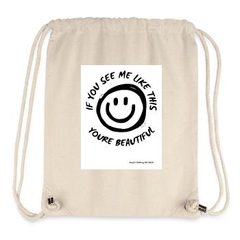 Youre Beautiful - Stanley/Stella recycelter Gym Bag - Naturweiß - Vorne