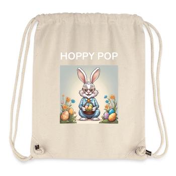 Cadeau GRAND-PA LAPIN - Sac à cordon recyclé Stanley/Stella - blanc naturel - Devant