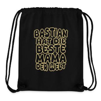 Spruch Bastian - Stanley/Stella recycelter Gym Bag - Schwarz - Vorne