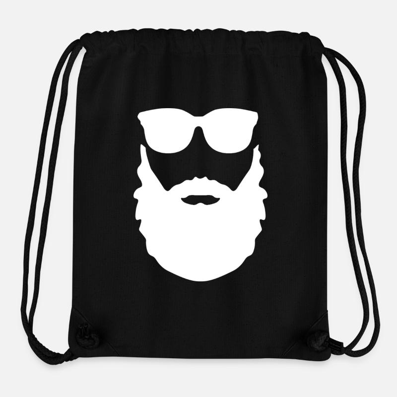 lunettes de soleil à barbe - Sac à cordon recyclé Stanley/Stella - noir