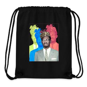 Patrice Lumumba - Stanley/Stella Recycled Gym Bag - black - Front