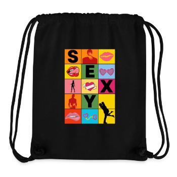 SEXY - Stanley/Stella recycelter Gym Bag - Schwarz - Vorne