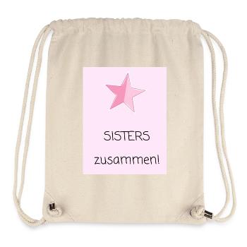 SISTERS zusammen - Sac à cordon recyclé Stanley/Stella - blanc naturel - Devant