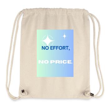 No effort no price - Sac à cordon recyclé Stanley/Stella - blanc naturel - Devant