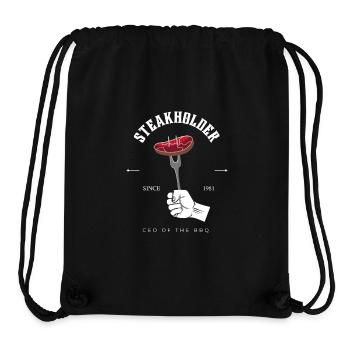 Steakholder – Born to BBQ since 1981 - Stanley/Stella recycelter Gym Bag - Schwarz - Vorne