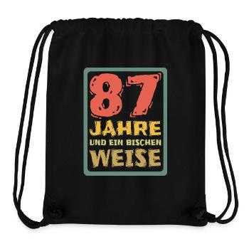 87 - Stanley/Stella Recycled Gym Bag - black - Front