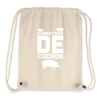 Humor Terroir Charcutier Cochon - Stanley/Stella recycelter Gym Bag - Naturweiß - Vorne