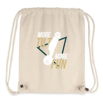 More Tilt More Fun – Electric Unicycle Design - Stanley/Stella Recycled Gym Bag - natural - Front