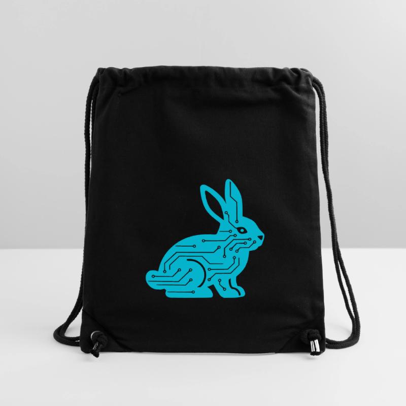 Cyber Rabbit Circuit Board Tech Vector Stanley/Stella Recycled Gym Bag