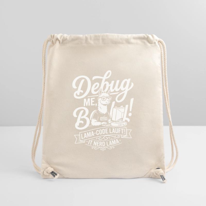 Conception de débogage de code Lama Sac à cordon recyclé Stanley/Stella