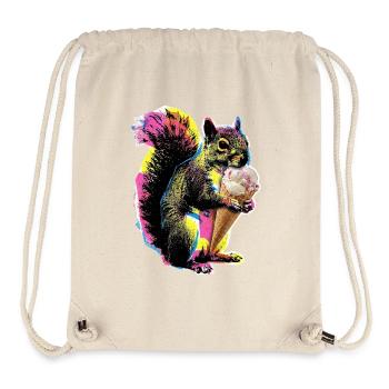 Eichhörnchen Eis - Stanley/Stella Recycled Gym Bag - natural - Front