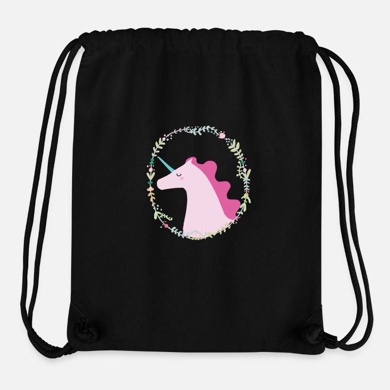 Unicorn - Stanley/Stella recycelter Gym Bag - Schwarz