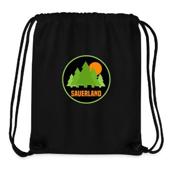 Sauerland - Stanley/Stella recycelter Gym Bag - Schwarz - Vorne