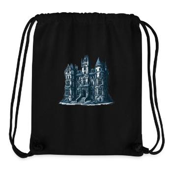 Mysterious abandoned castle with vineyards - Stanley/Stella Recycled Gym Bag - black - Front