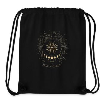 MOON CHILD - Stanley/Stella recycelter Gym Bag - Schwarz - Vorne