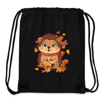 Automne - Sac à cordon recyclé Stanley/Stella - noir - Devant