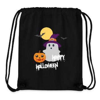 Happy Halloween Spuk Gespenst - Stanley/Stella recycelter Gym Bag - Schwarz - Vorne